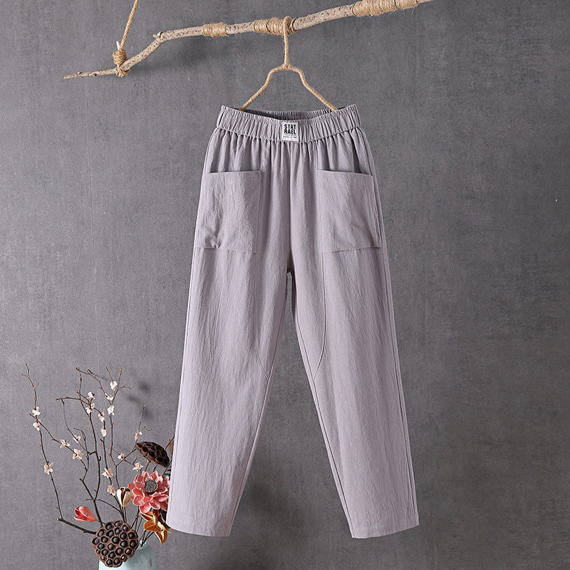 Alyra - Pantaloni Relaxati con Tasche
