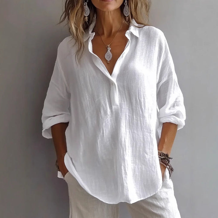 Valentina | Camicia Casual in Lino per Donne