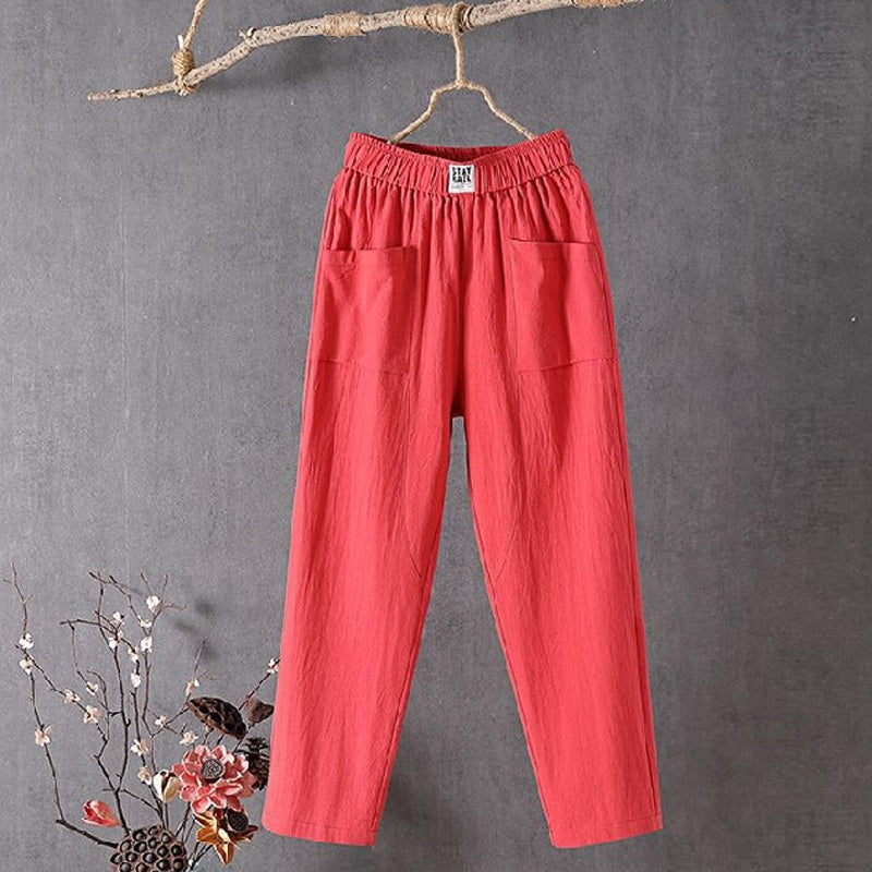 Alyra - Pantaloni Relaxati con Tasche
