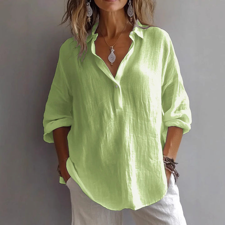 Valentina | Camicia Casual in Lino per Donne