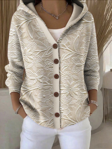 VESTE CON CAPPUCCIO PATCHWORK PER DONNE