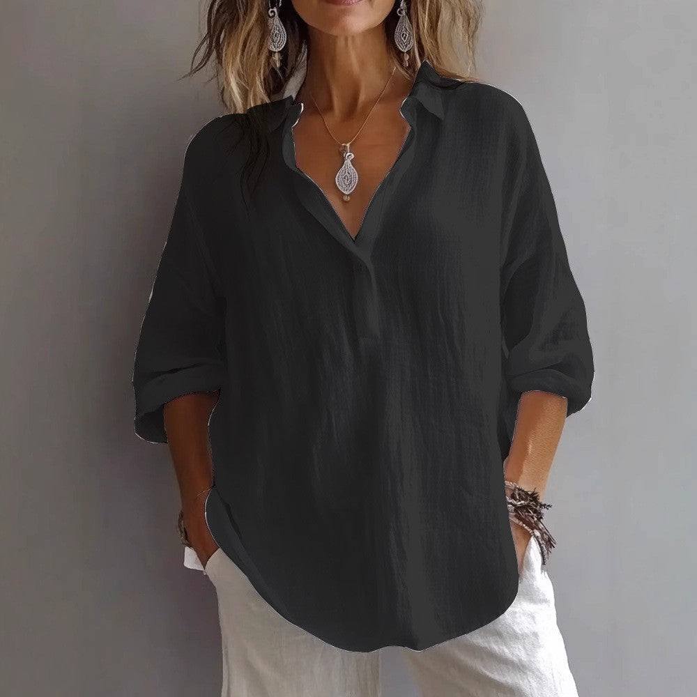 Valentina | Camicia Casual in Lino per Donne