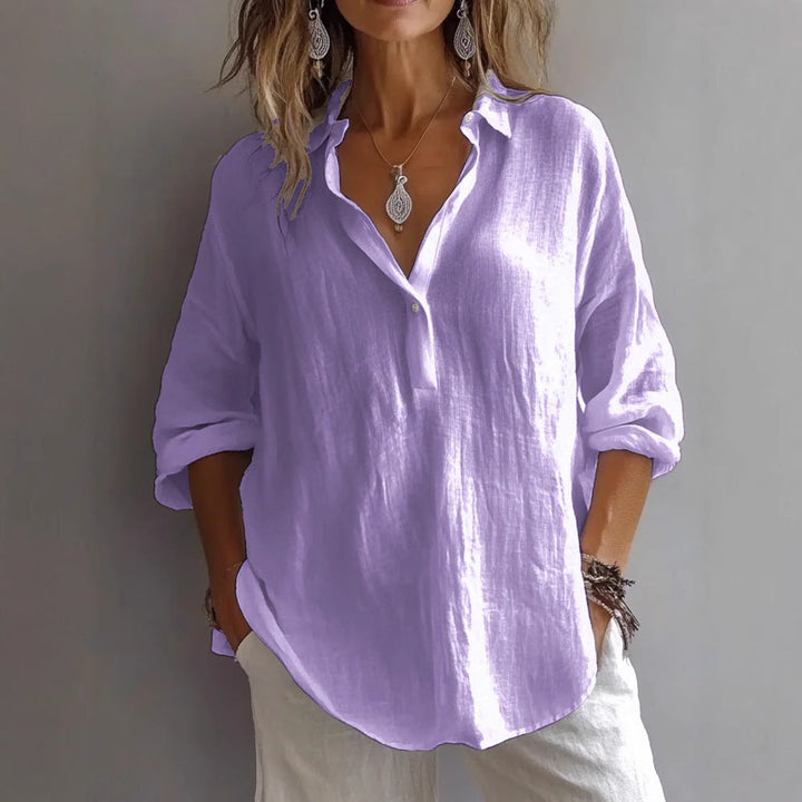 Valentina | Camicia Casual in Lino per Donne