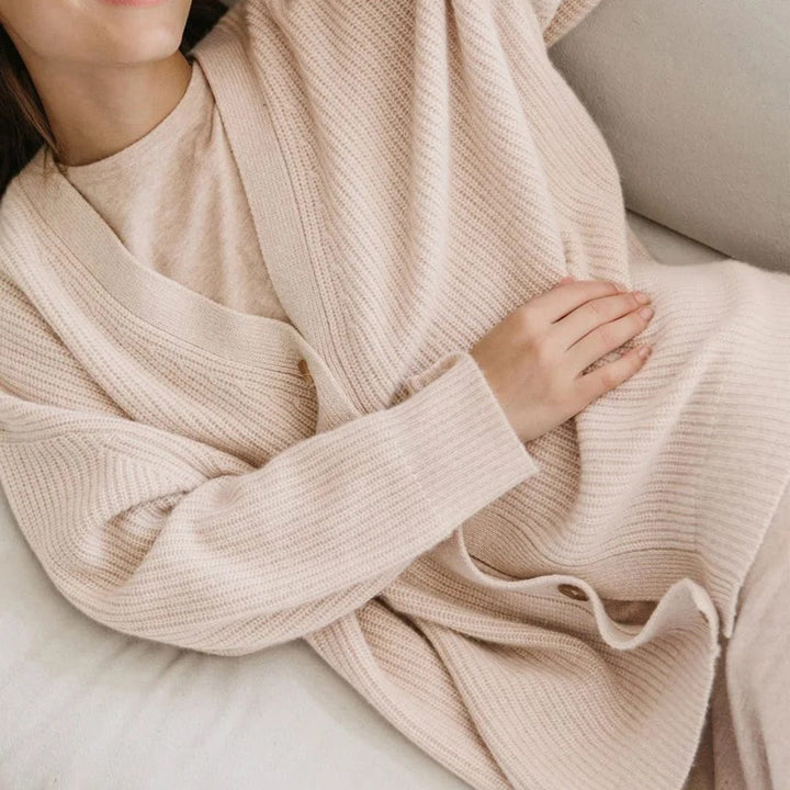 Cardigan Cashmere Oversize Donna