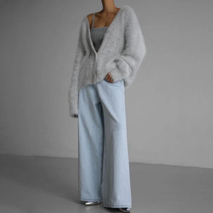 Cardigan Mohair Duveteux Élise