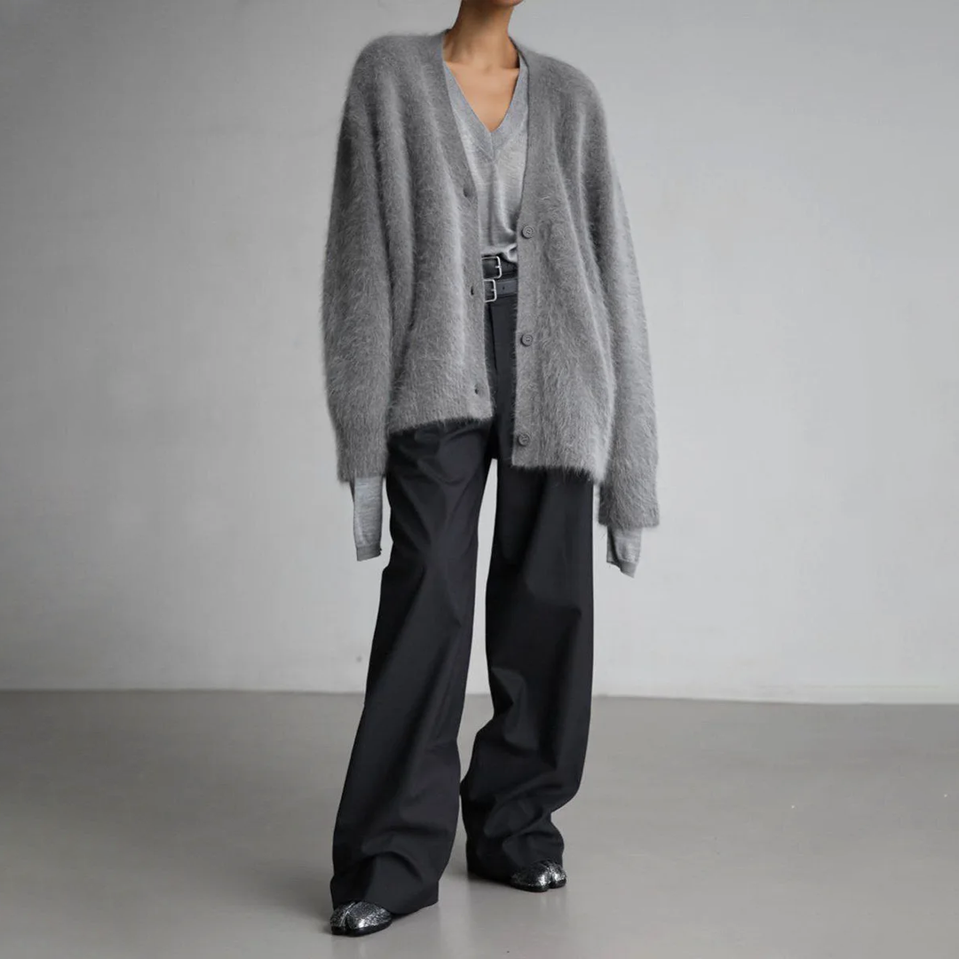 Cardigan Mohair Duveteux Élise
