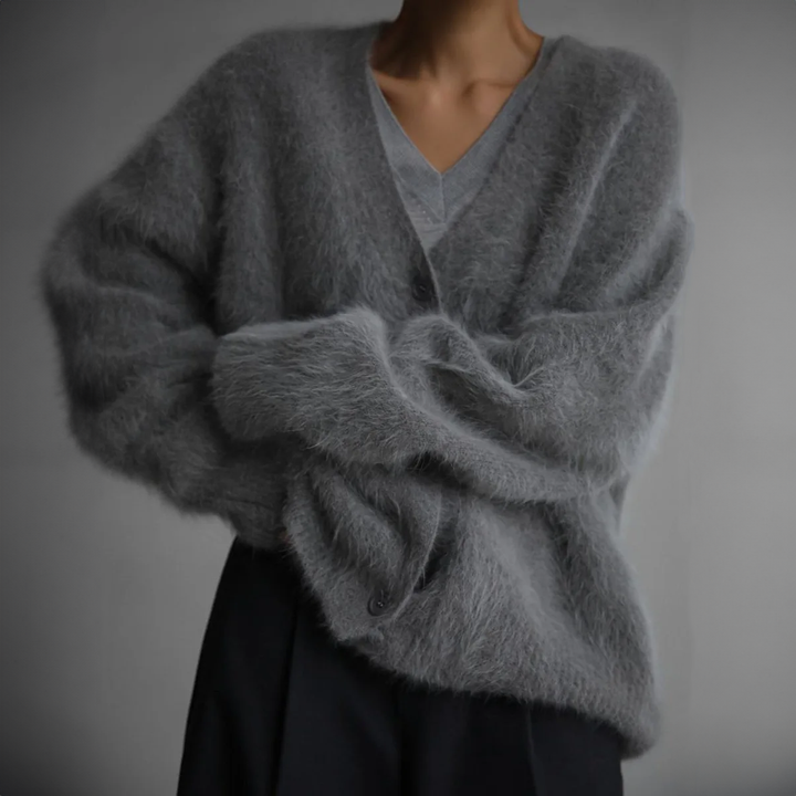 Cardigan Mohair Duveteux Élise