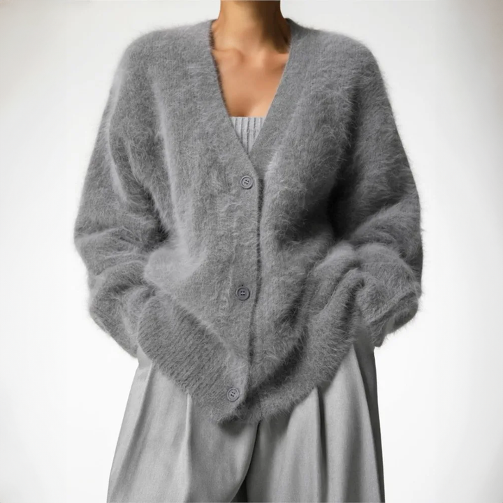 Cardigan Mohair Duveteux Élise