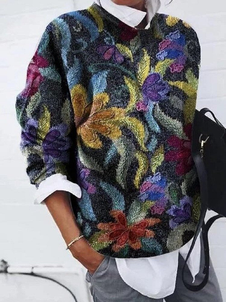 Odile | Maglione Floreale per Donna
