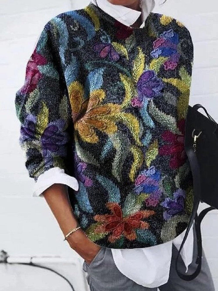 Odile | Maglione Floreale per Donna