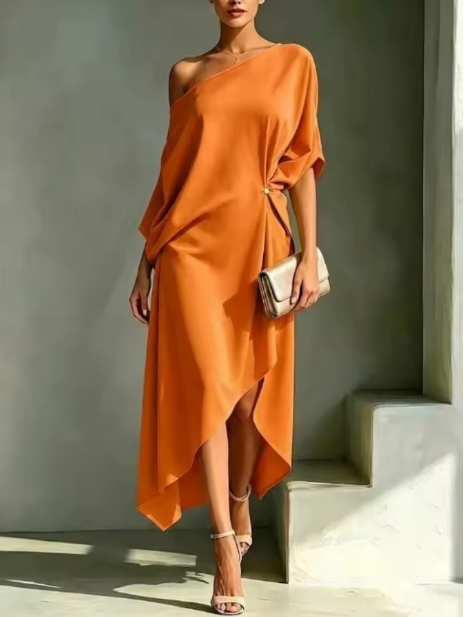Camila – Abito elegante asimmetrico