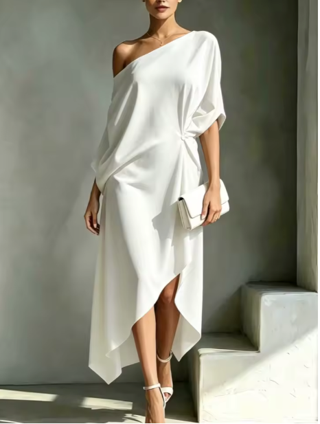 Camila – Abito elegante asimmetrico