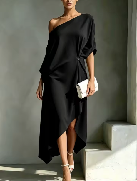 Camila – Abito elegante asimmetrico
