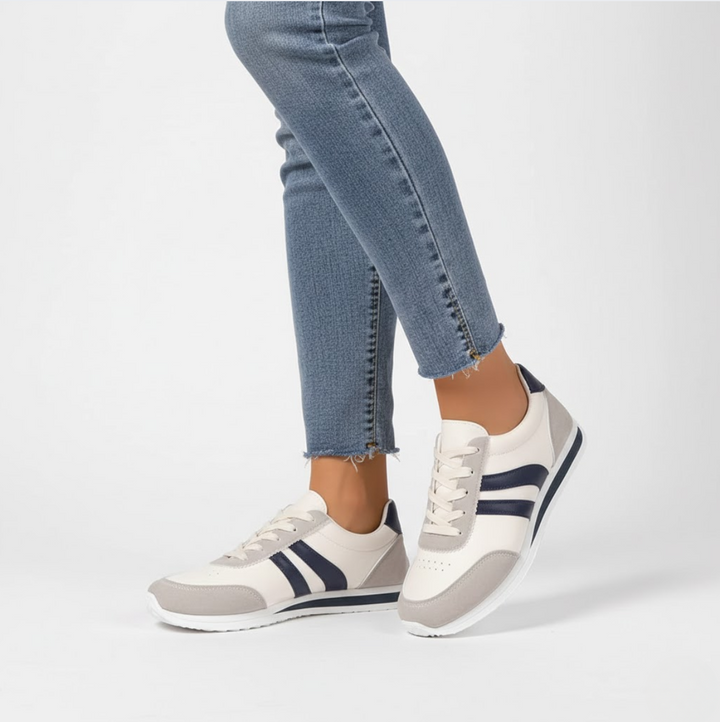 Lucienne — Sneakers bianche sportive eleganti e confortevoli