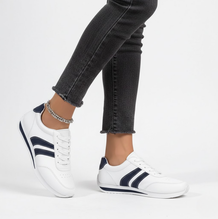 Lucienne — Sneakers bianche sportive eleganti e confortevoli