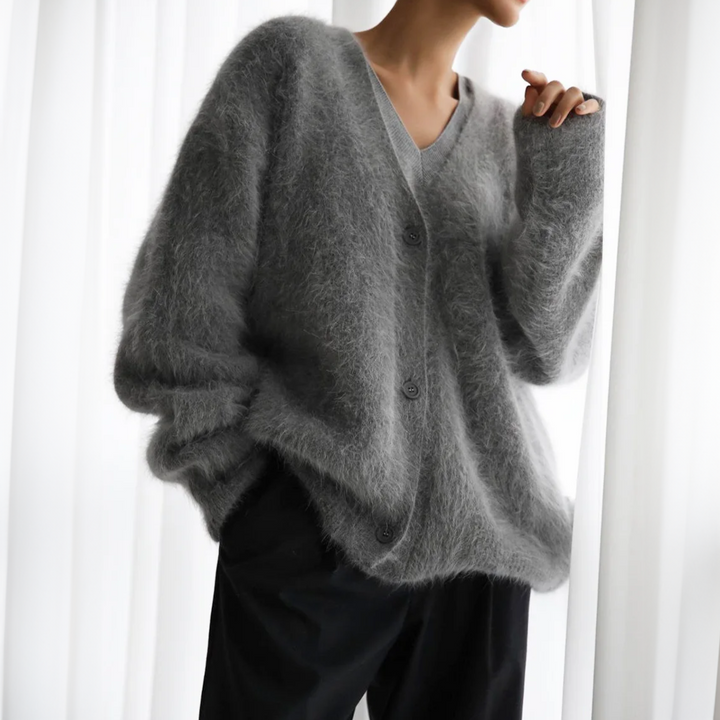 Cardigan Mohair Duveteux Élise