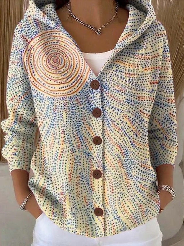 VESTE CON CAPPUCCIO PATCHWORK PER DONNE
