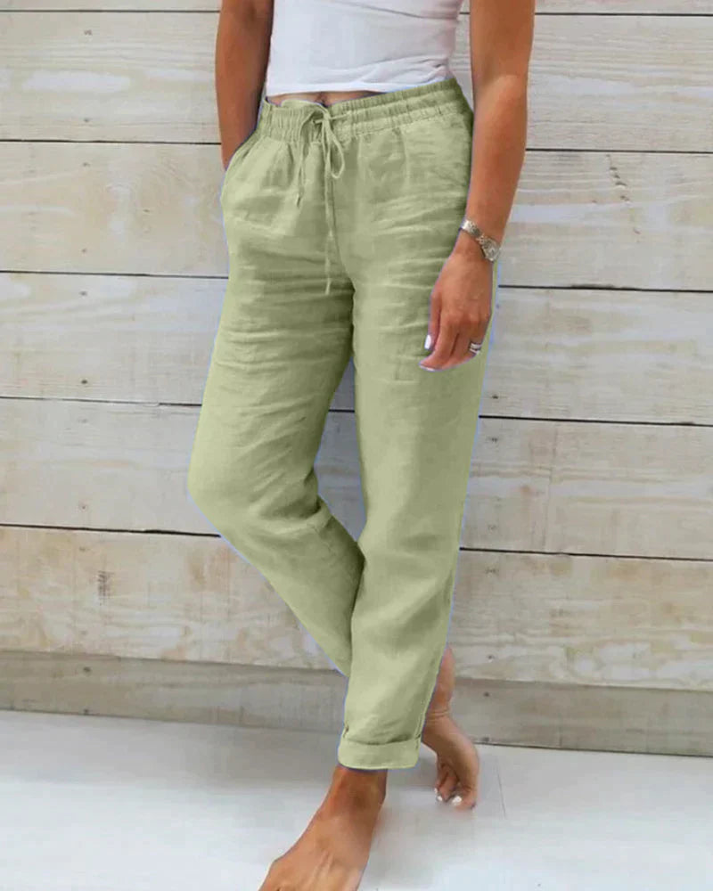 Valeria™ | Pantaloni di Lino Leggeri da Donna