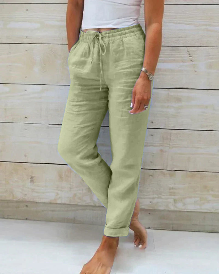 Valeria™ | Pantaloni di Lino Leggeri da Donna