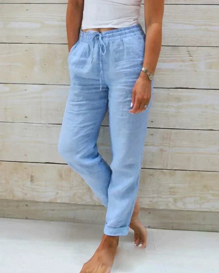 Valeria™ | Pantaloni di Lino Leggeri da Donna