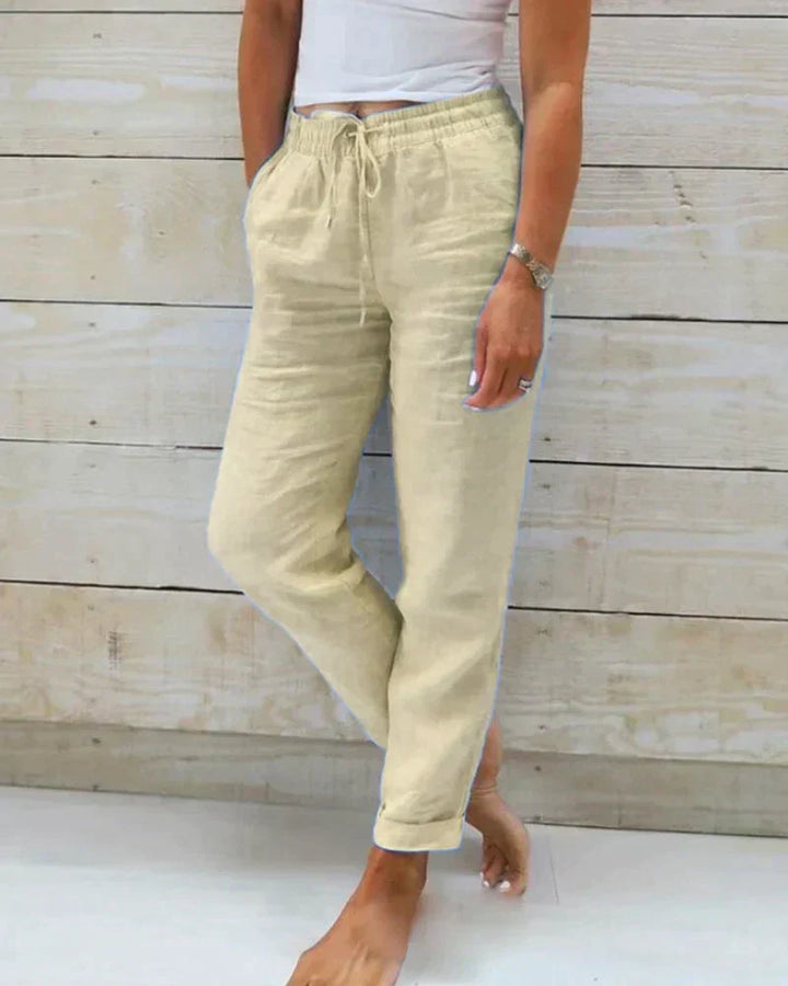 Valeria™ | Pantaloni di Lino Leggeri da Donna