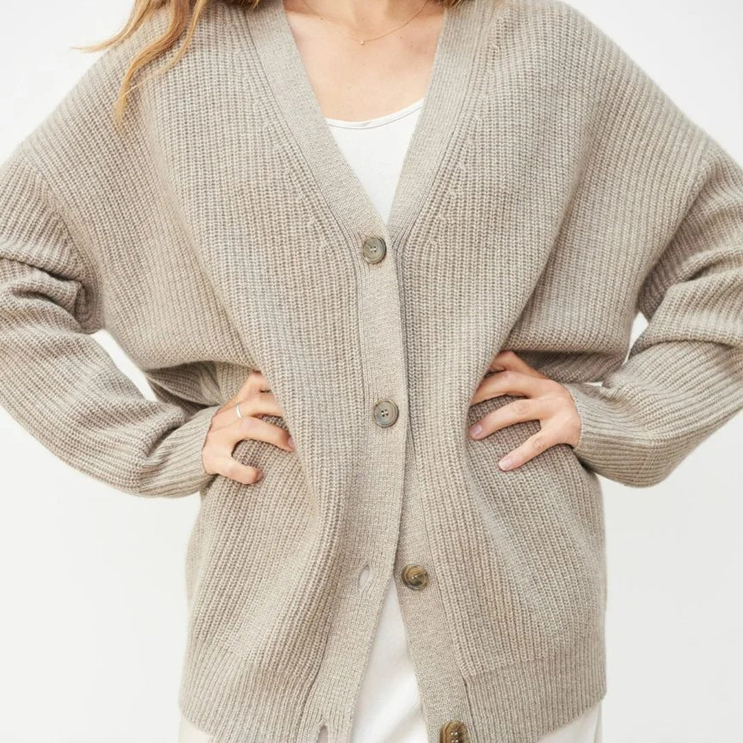 Cardigan Cashmere Oversize Donna