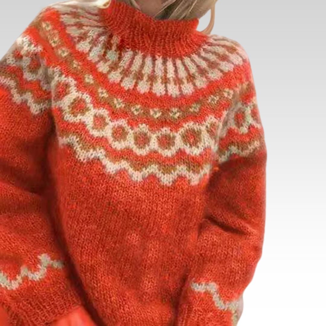 MAGLIONE CON COLLO ALTO PER DONNE