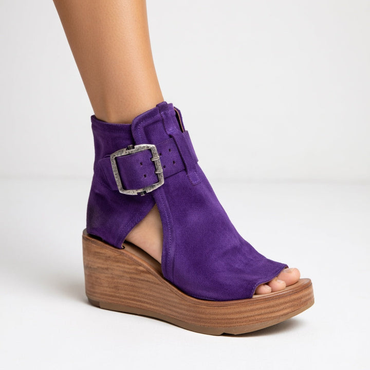 Francesca™ — Stivali chic con zeppa aperta