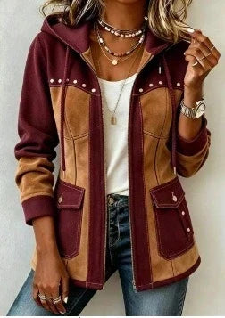 HOODIE CONTRASTANTE PER DONNE
