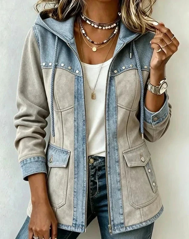 HOODIE CONTRASTANTE PER DONNE
