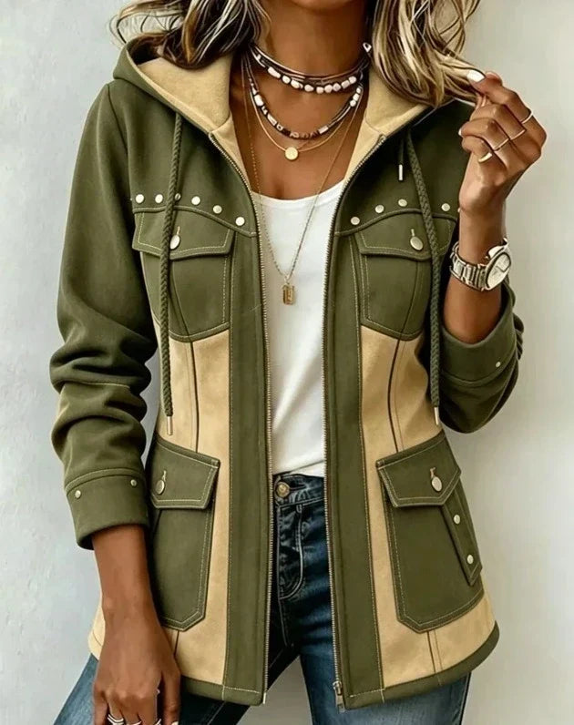 HOODIE CONTRASTANTE PER DONNE
