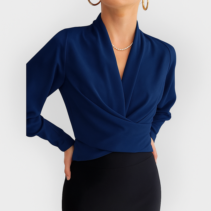Antonia | Blusa elegante da donna con maniche a sbuffo