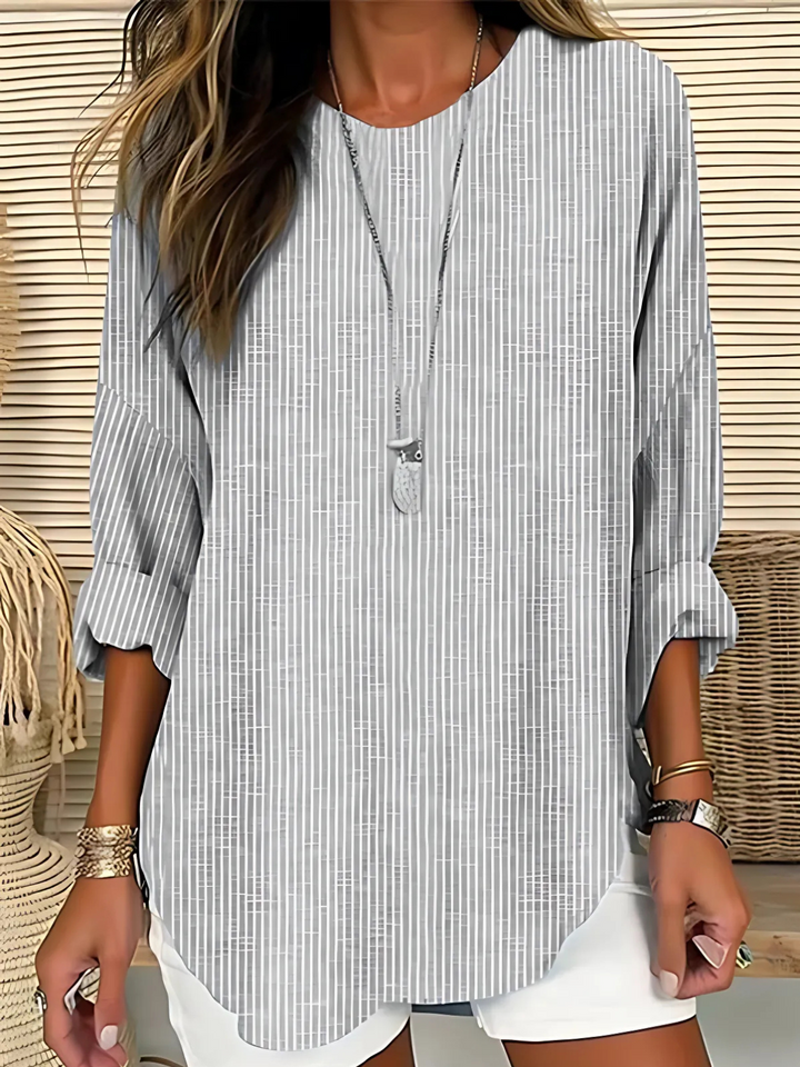 BLUSA A RIGHE RILASSATA PER DONNE