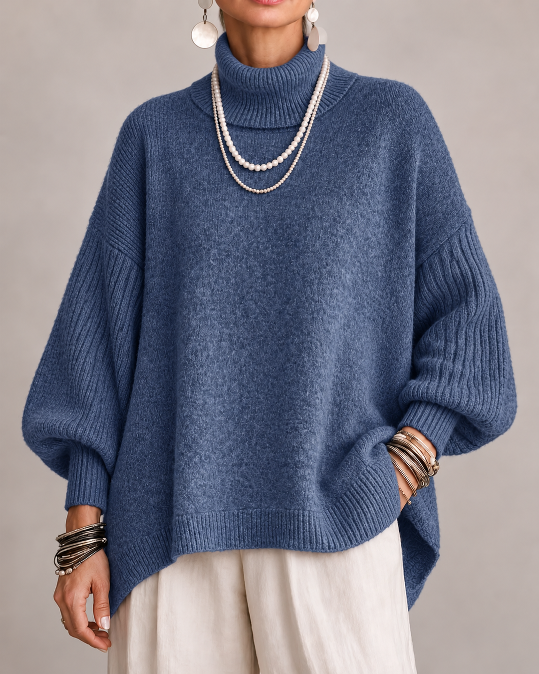 Pull Col Roulé Oversize Pauline