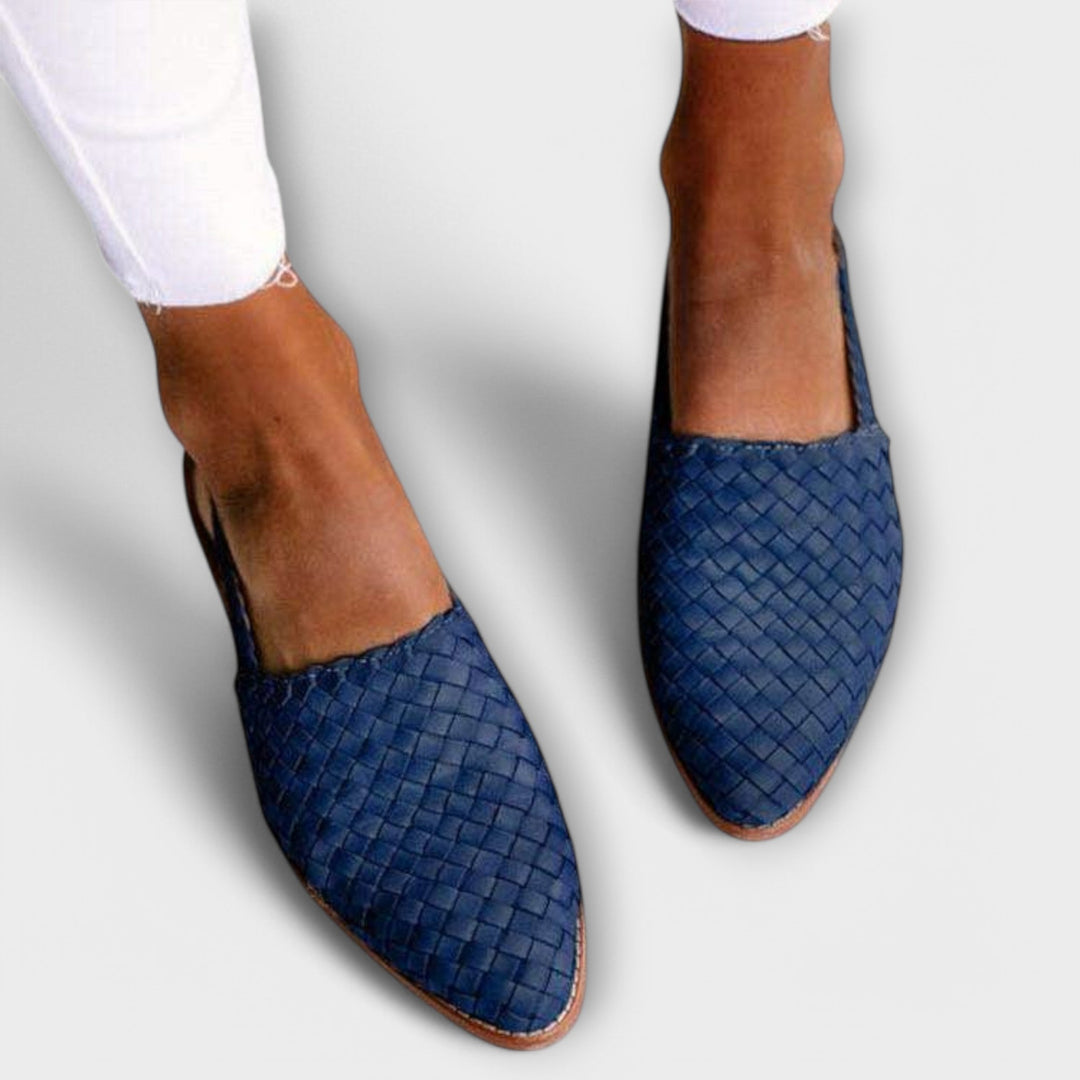 Aurora | Mocassino Slingback Intrecciato