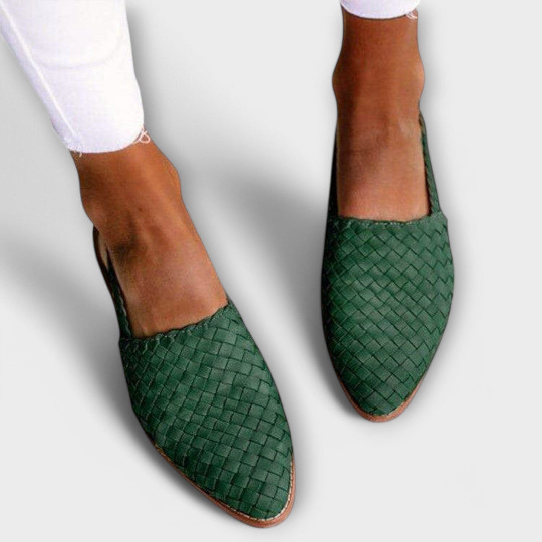 Aurora | Mocassino Slingback Intrecciato