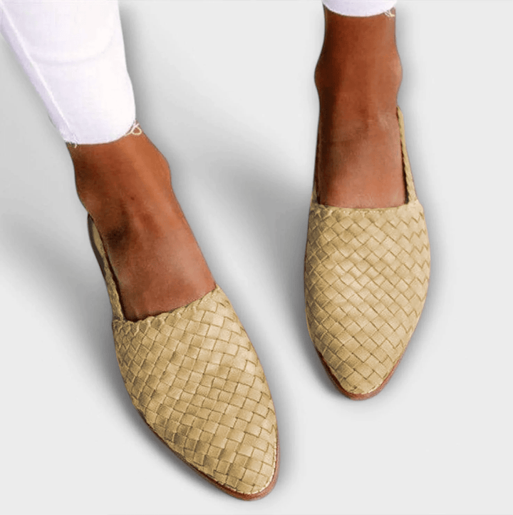 Aurora | Mocassino Slingback Intrecciato