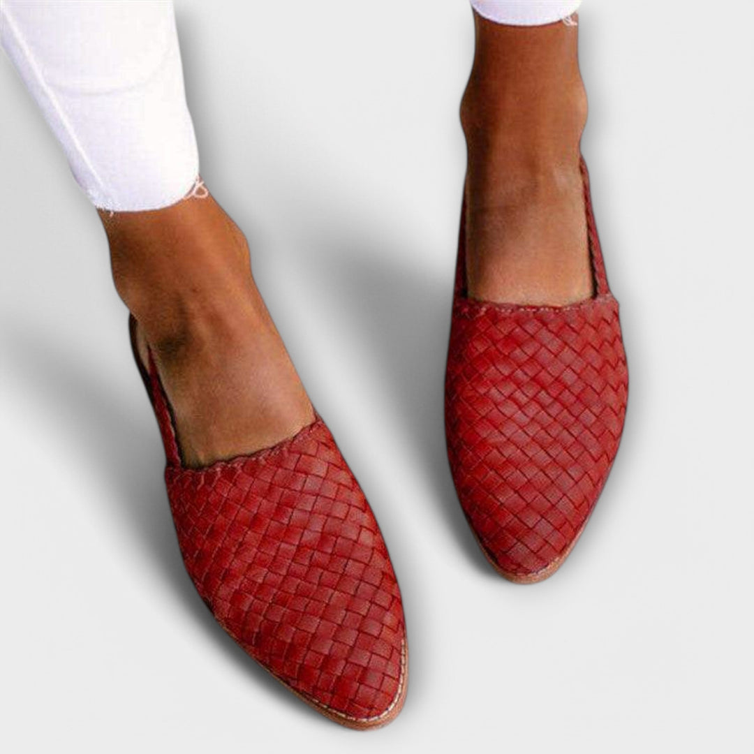 Aurora | Mocassino Slingback Intrecciato