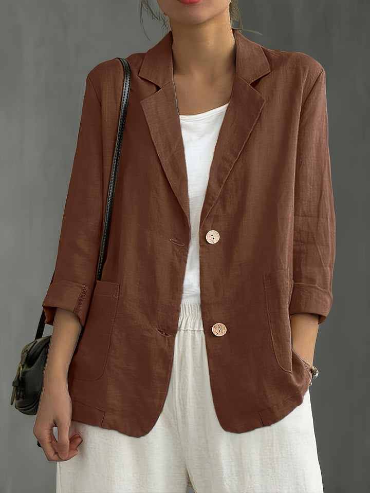 Giacca blazer casual elegante da donna a maniche lunghe stile urbano
