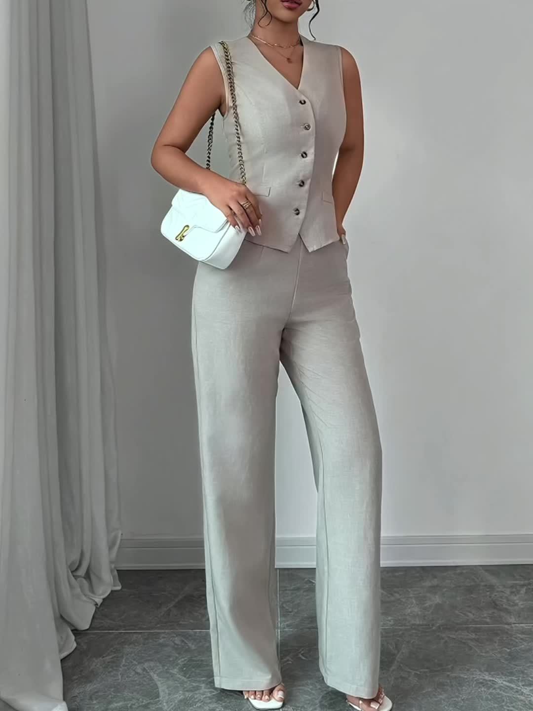 SET ELEGANTE JAS IN PANTALONE PER DONNE