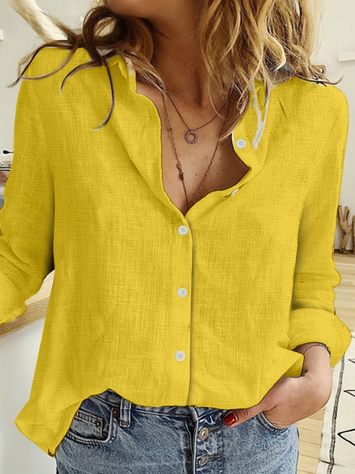 CAMICIA MODERNA CON MANICHE LUNGHE PER DONNE