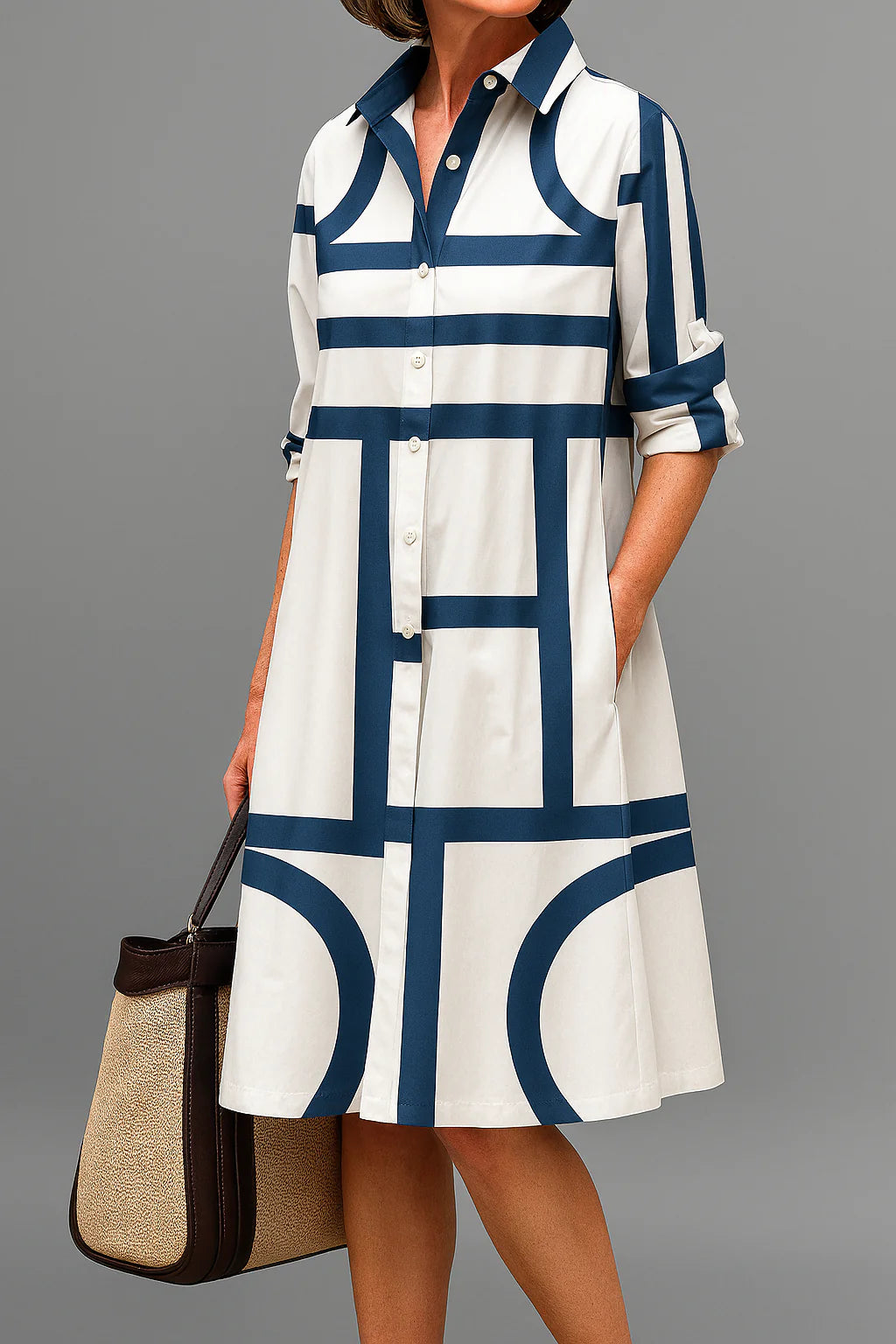 Naomi | Abito midi elegante e curato