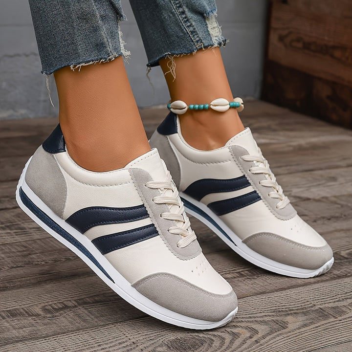 Lucienne — Sneakers bianche sportive eleganti e confortevoli