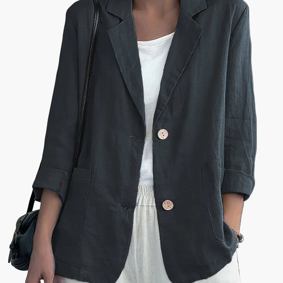 Giacca blazer casual elegante da donna a maniche lunghe stile urbano