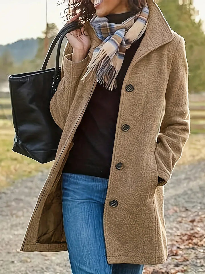 Harper - Cappotto in lana medio-lungo