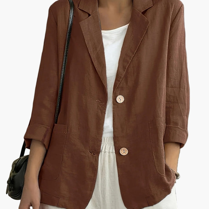 Giacca blazer casual elegante da donna a maniche lunghe stile urbano