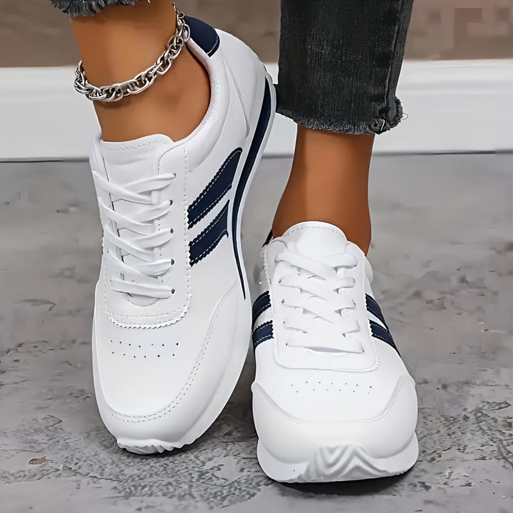 Lucienne — Sneakers bianche sportive eleganti e confortevoli
