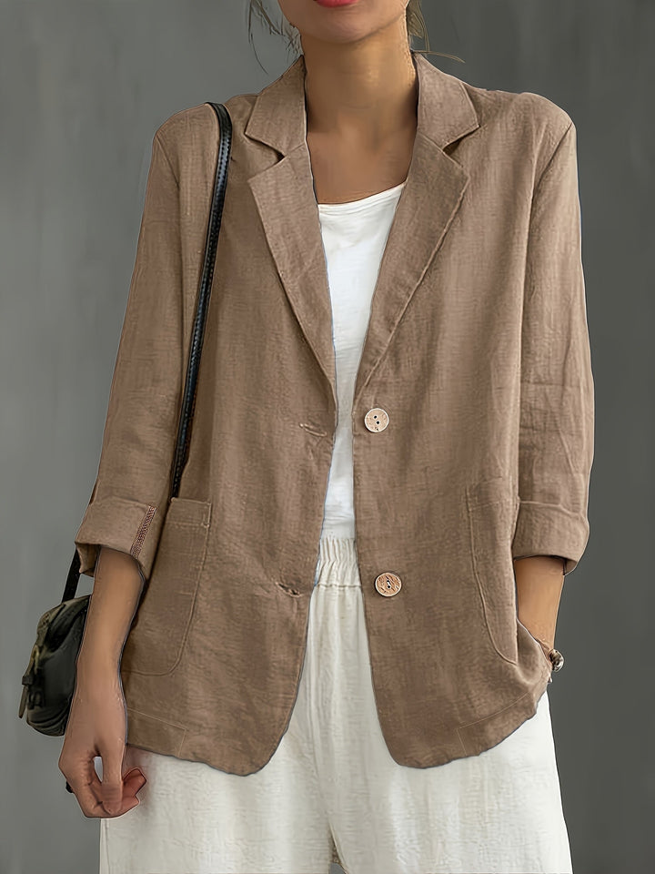 Giacca blazer casual elegante da donna a maniche lunghe stile urbano