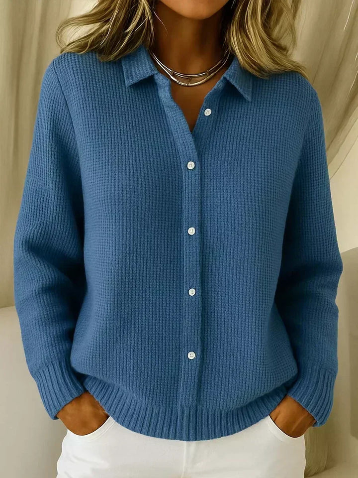 Camille | Giacca in maglia testurizzata con bottoni