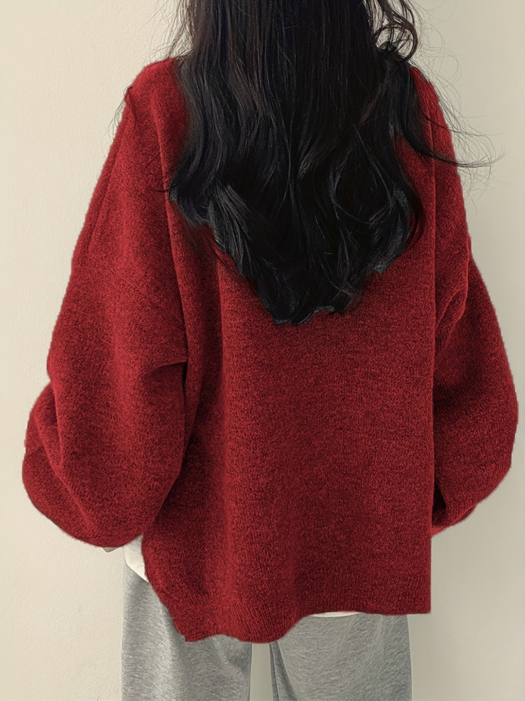 MAGLIONE COL RONDO PER DONNE